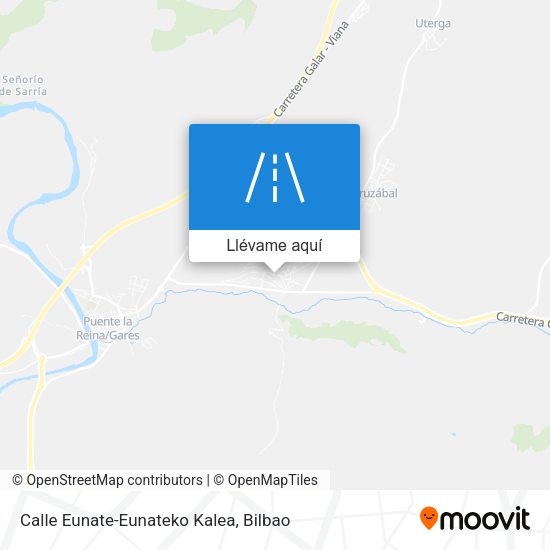 Mapa Calle Eunate-Eunateko Kalea