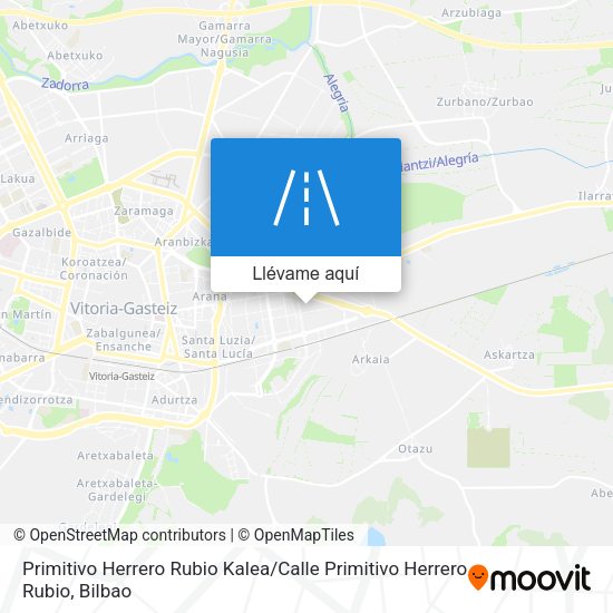 Mapa Primitivo Herrero Rubio Kalea / Calle Primitivo Herrero Rubio