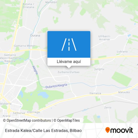 Mapa Estrada Kalea / Calle Las Estradas