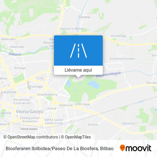 Mapa Biosferaren Ibilbidea / Paseo De La Biosfera