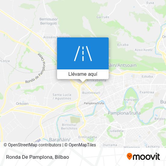 Mapa Ronda De Pamplona