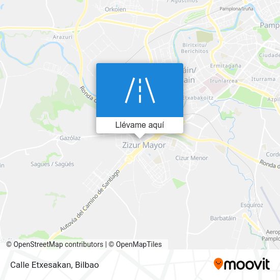 Mapa Calle Etxesakan