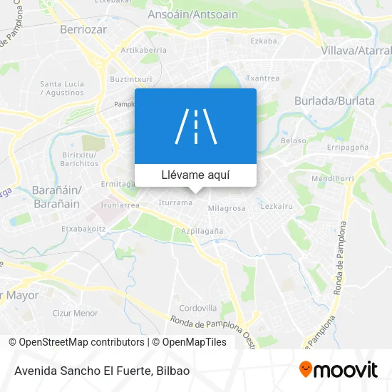 Mapa Avenida Sancho El Fuerte