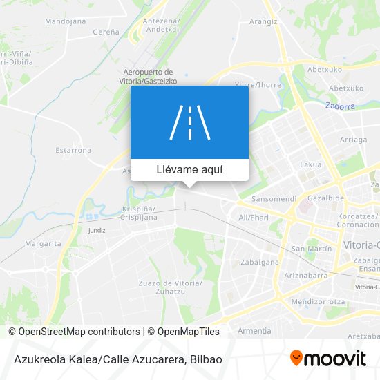 Mapa Azukreola Kalea / Calle Azucarera