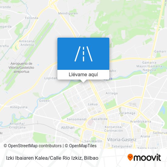 Mapa Izki Ibaiaren Kalea / Calle Río Izkiz