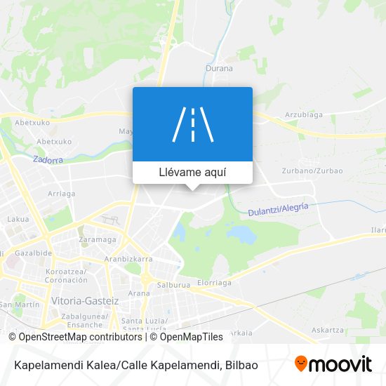 Mapa Kapelamendi Kalea / Calle Kapelamendi