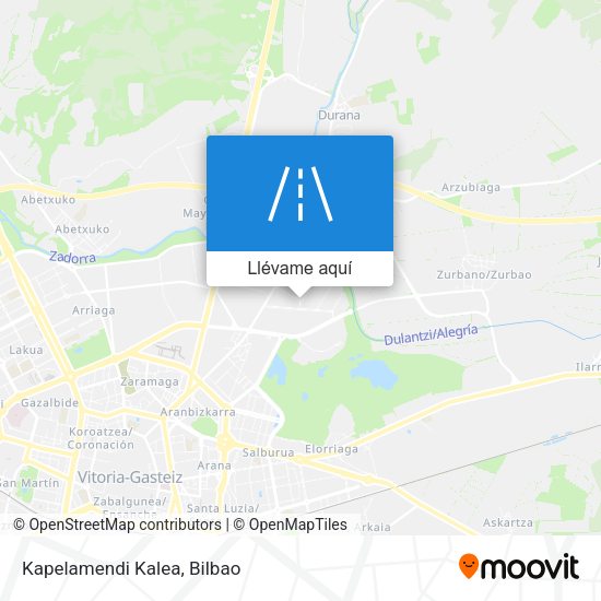 Mapa Kapelamendi Kalea