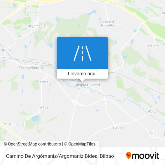 Mapa Camino De Argómaniz / Argomaniz Bidea