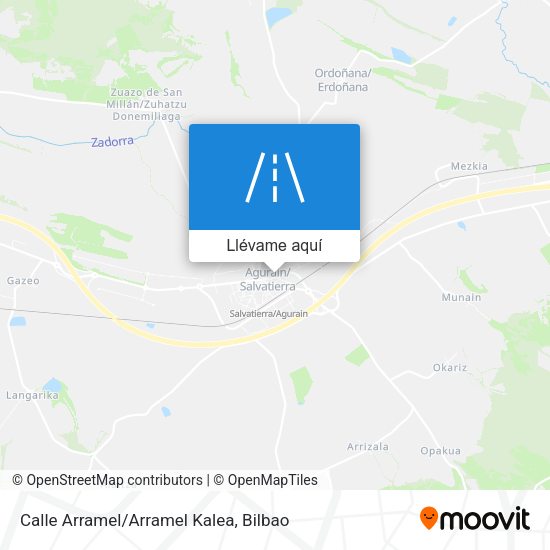 Mapa Calle Arramel/Arramel Kalea