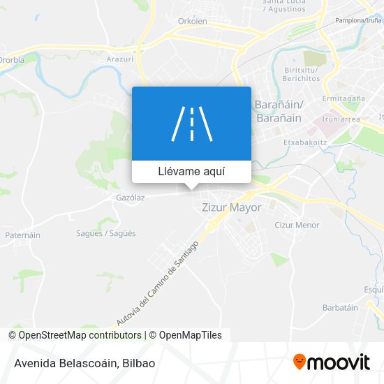 Mapa Avenida Belascoáin
