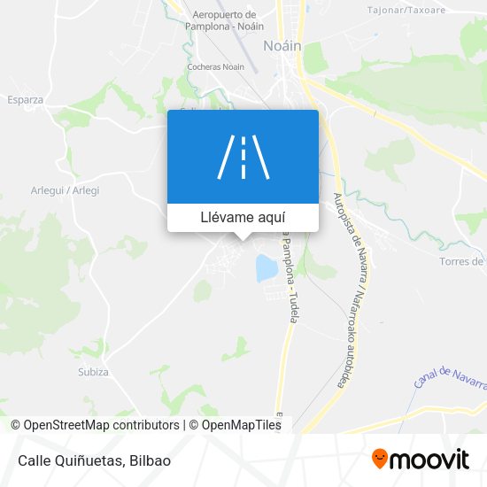 Mapa Calle Quiñuetas