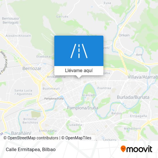 Mapa Calle Ermitapea