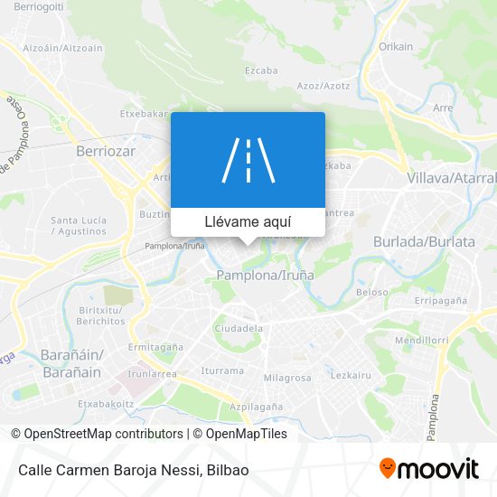 Mapa Calle Carmen Baroja Nessi