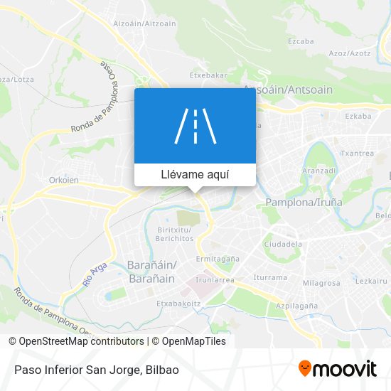 Mapa Paso Inferior San Jorge