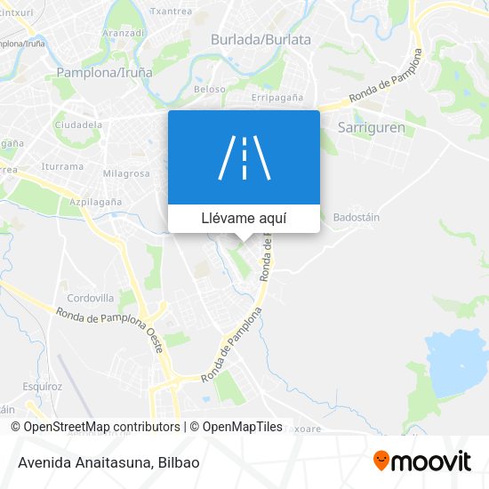 Mapa Avenida Anaitasuna