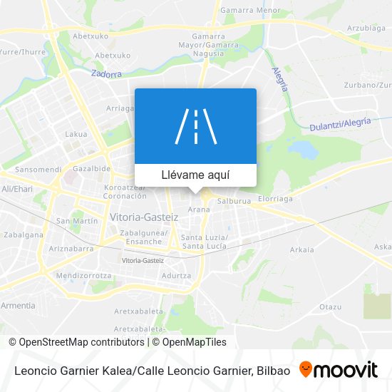 Mapa Leoncio Garnier Kalea / Calle Leoncio Garnier