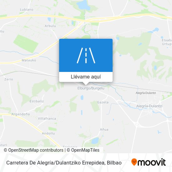Mapa Carretera De Alegría / Dulantziko Errepidea