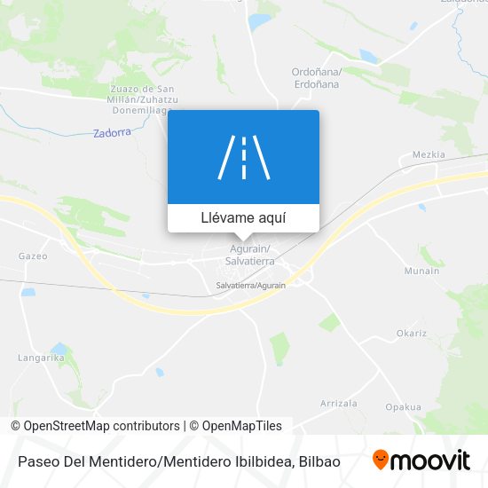 Mapa Paseo Del Mentidero / Mentidero Ibilbidea