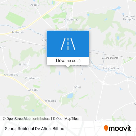 Mapa Senda Robledal De Añua