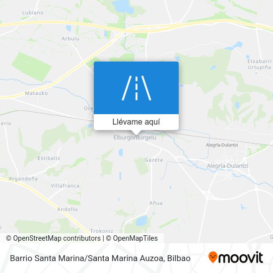 Mapa Barrio Santa Marina / Santa Marina Auzoa