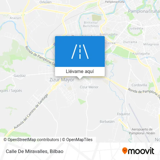 Mapa Calle De Miravalles