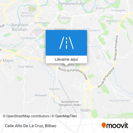 Mapa Calle Alto De La Cruz