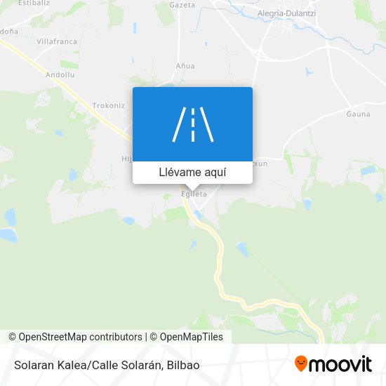 Mapa Solaran Kalea/Calle Solarán