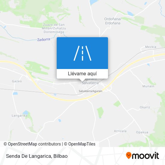 Mapa Senda De Langarica