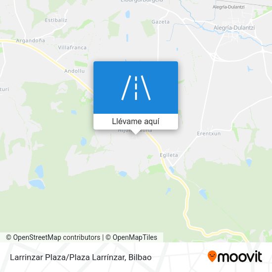 Mapa Larrinzar Plaza / Plaza Larrínzar