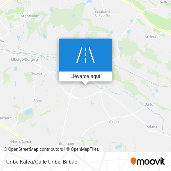 Mapa Uribe Kalea/Calle Uribe