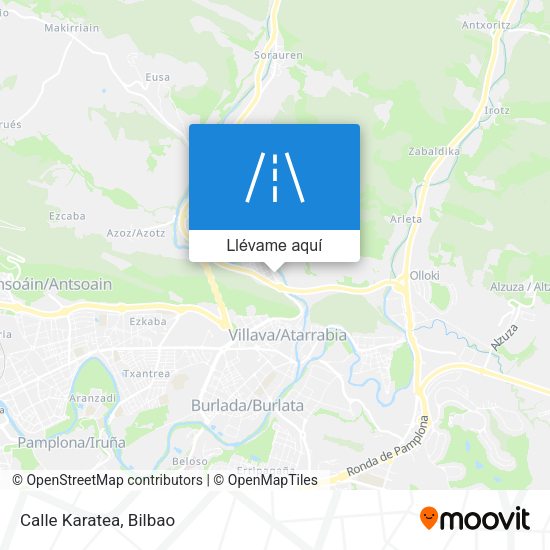 Mapa Calle Karatea