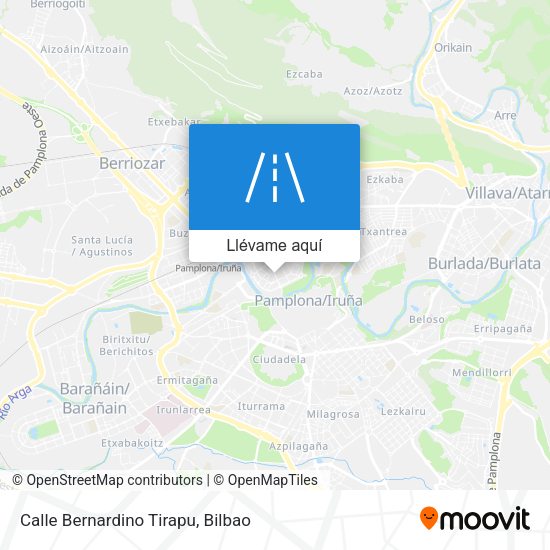 Mapa Calle Bernardino Tirapu