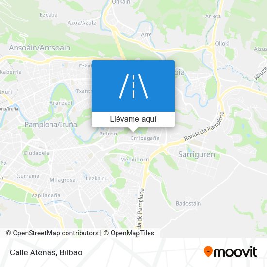 Mapa Calle Atenas