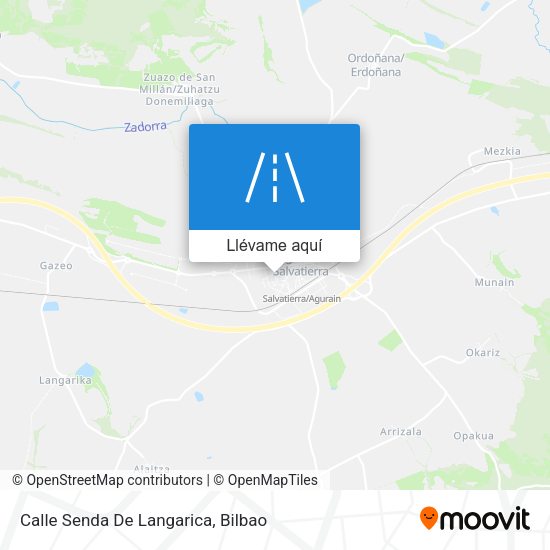Mapa Calle Senda De Langarica