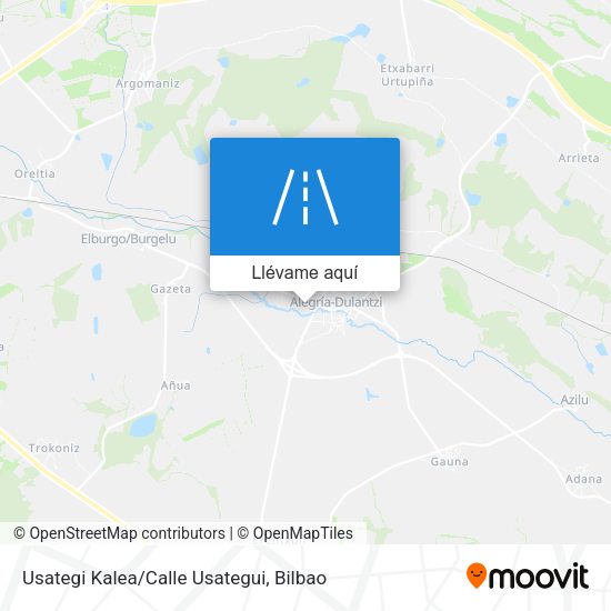 Mapa Usategi Kalea/Calle Usategui