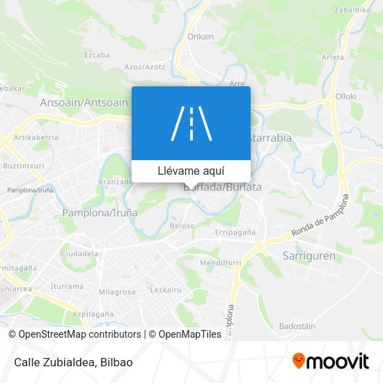Mapa Calle Zubialdea