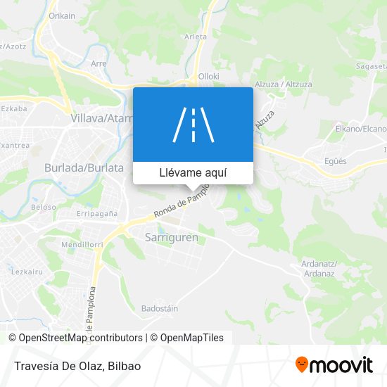 Mapa Travesía De Olaz