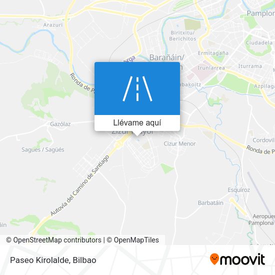 Mapa Paseo Kirolalde
