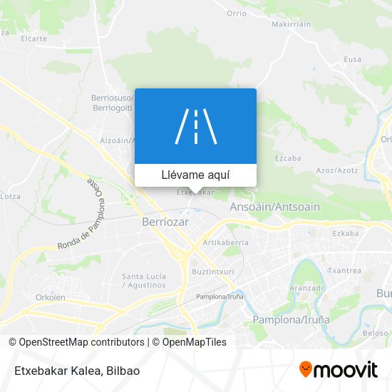 Mapa Etxebakar Kalea