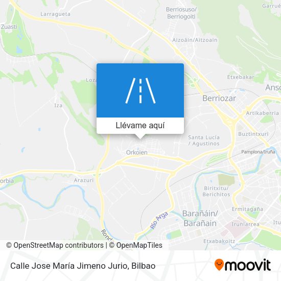 Mapa Calle Jose María Jimeno Jurio