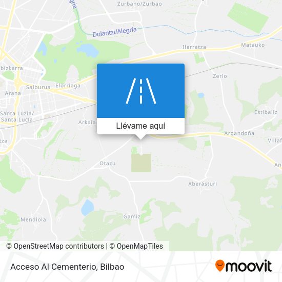 Mapa Acceso Al Cementerio