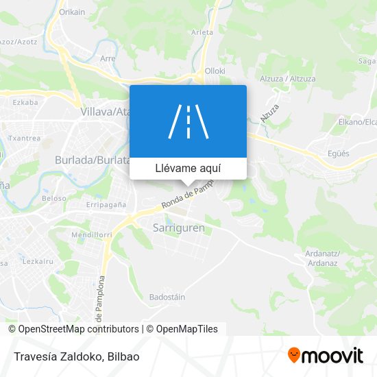 Mapa Travesía Zaldoko