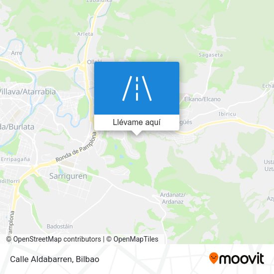 Mapa Calle Aldabarren