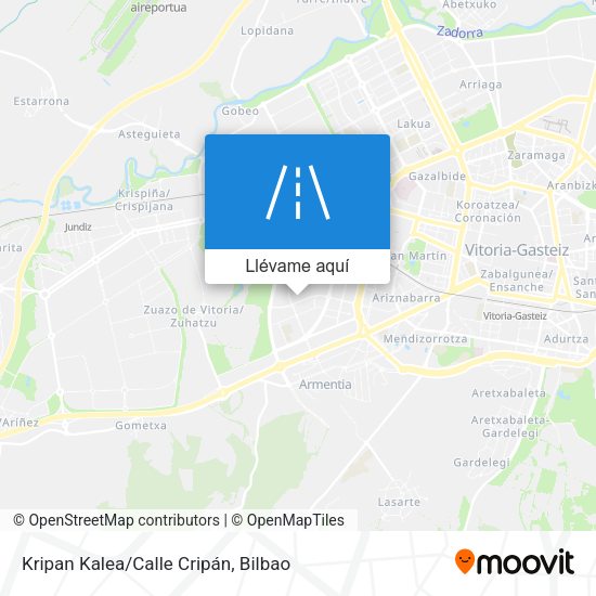 Mapa Kripan Kalea/Calle Cripán