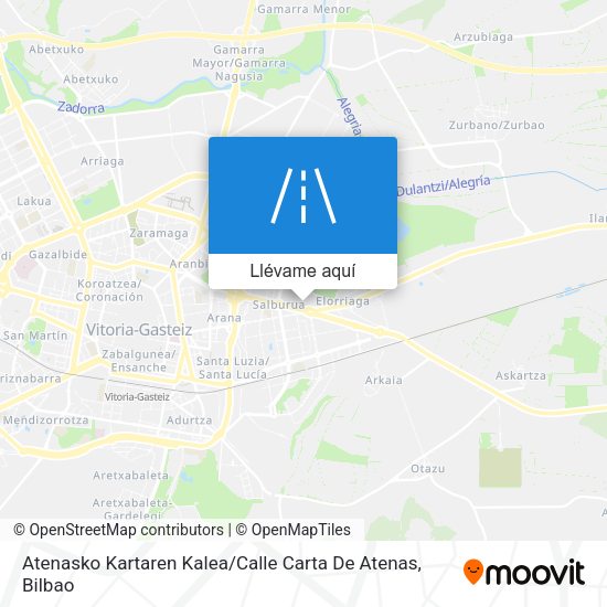 Mapa Atenasko Kartaren Kalea / Calle Carta De Atenas