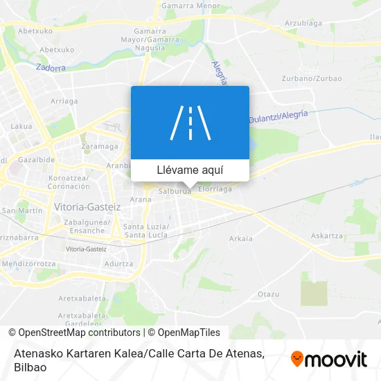 Mapa Atenasko Kartaren Kalea / Calle Carta De Atenas