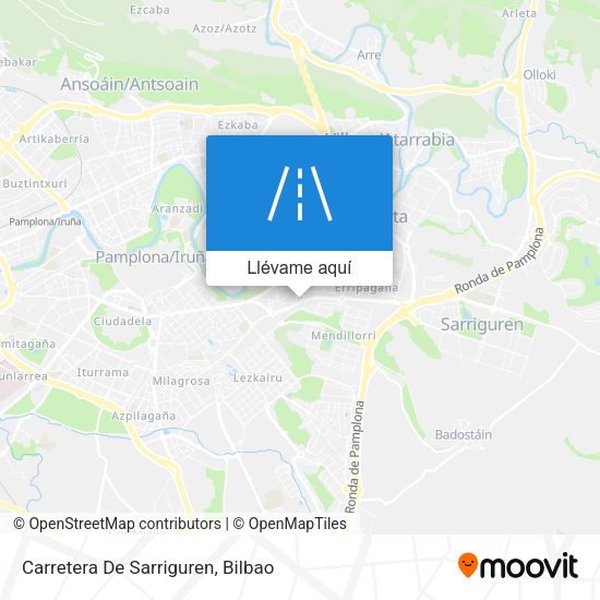 Mapa Carretera De Sarriguren