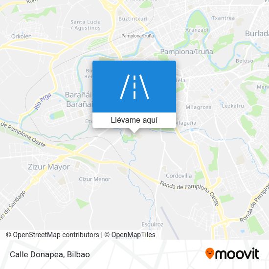 Mapa Calle Donapea