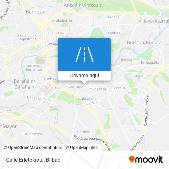 Mapa Calle Erletokieta