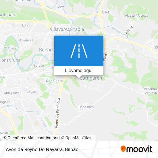 Mapa Avenida Reyno De Navarra